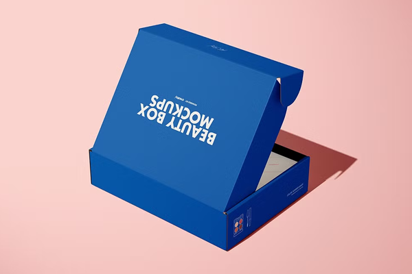Modern Mailing Box Mockups – Sturdy and Durable Designs for Secure Packaging | Editable PSD and AI File Formats
